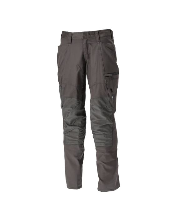 Pantaloni con tasche porta-ginocchiere ACCELERATE antracite scuro