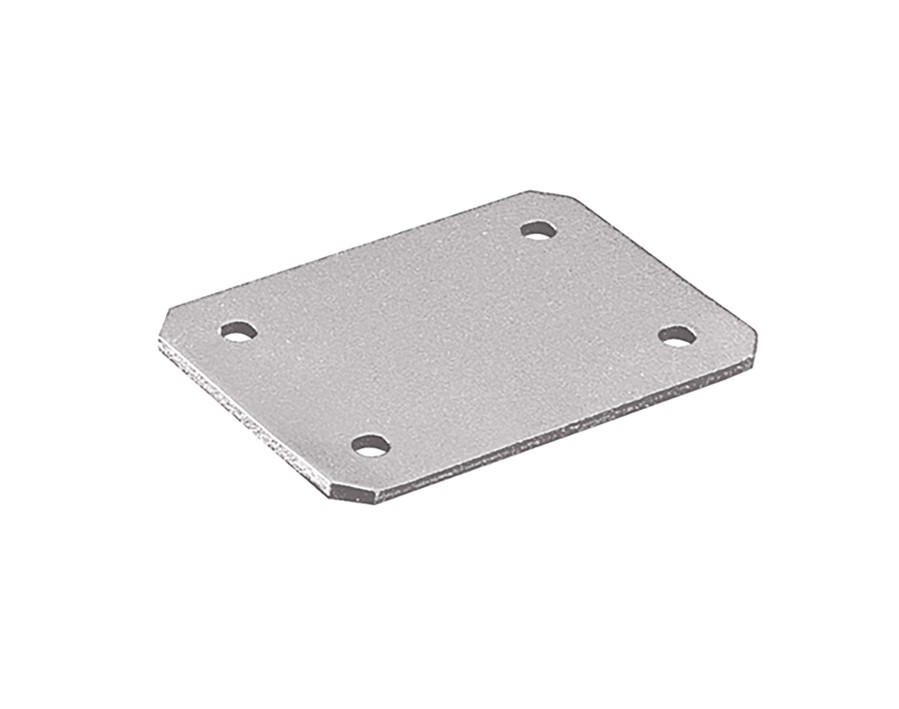 Piastrina di giunzione per soluzioni ad angolo