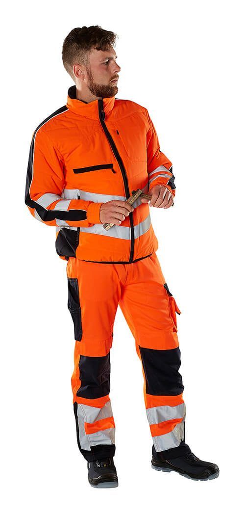 Pantaloni con tasche porta-ginocchiere SAFE SUPREME hi-vis giallo/antracite scuro