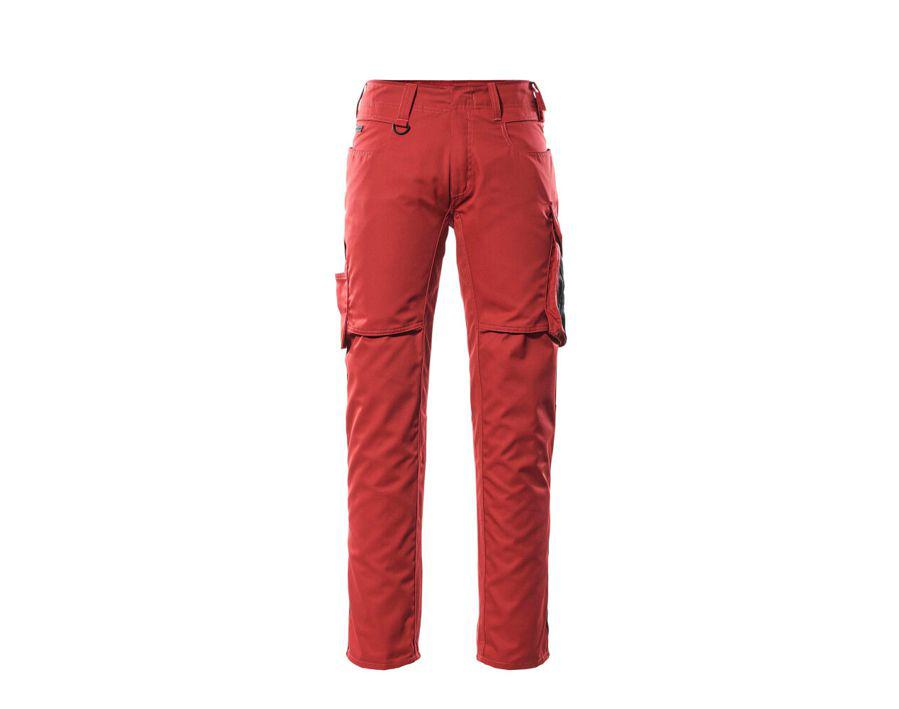 Pantaloni con tasche sulle cosce UNIQUE rosso/nero