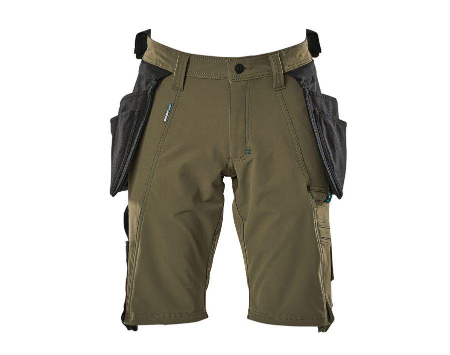 Pantalone corto con tasche esterne ADVANCED verde muschio