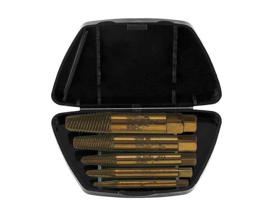 Schraubenausdreher-Satz Hi-Trac TP, Lieferung in Kunststoffkassette