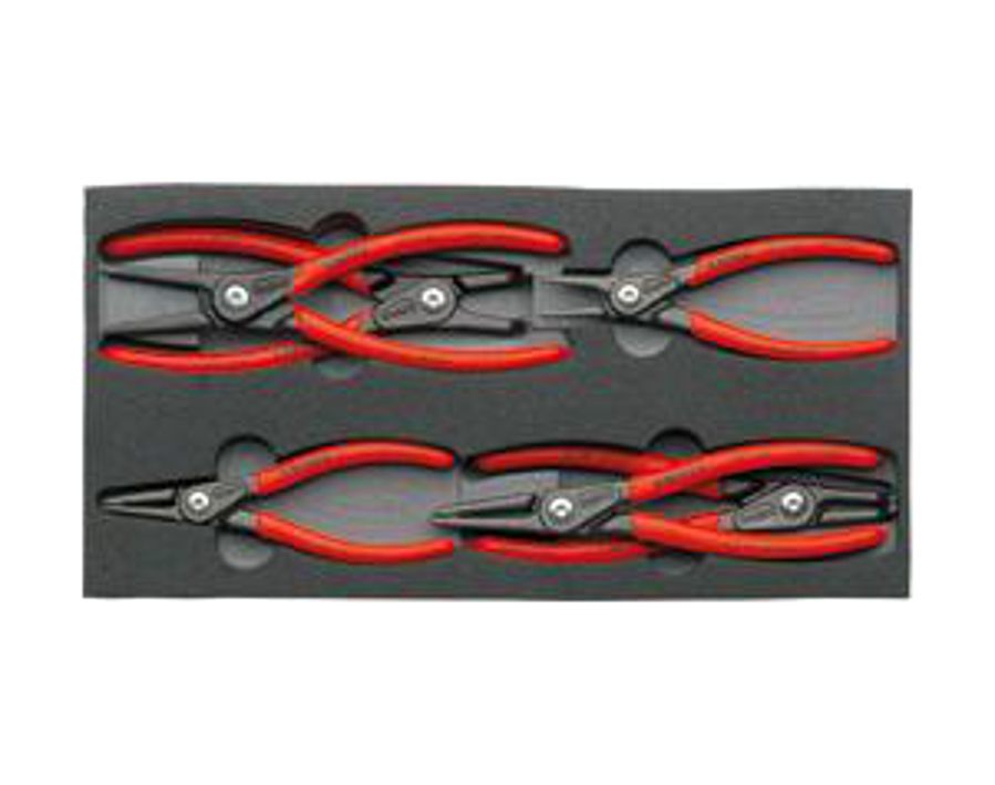 Präzisions-Sicherungsringzangen-Satz, in Schaumstoffeinlage 335 x 165 x 33 mm