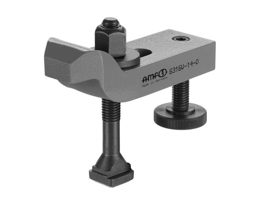 Spanneisen, gekröpft, mit verstellbarer Stützschraube