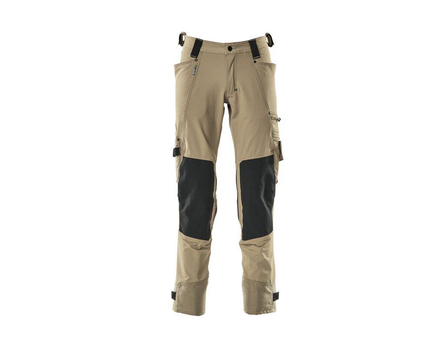 Pantaloni con tasche porta-ginocchiere ADVANCED kaki chiaro