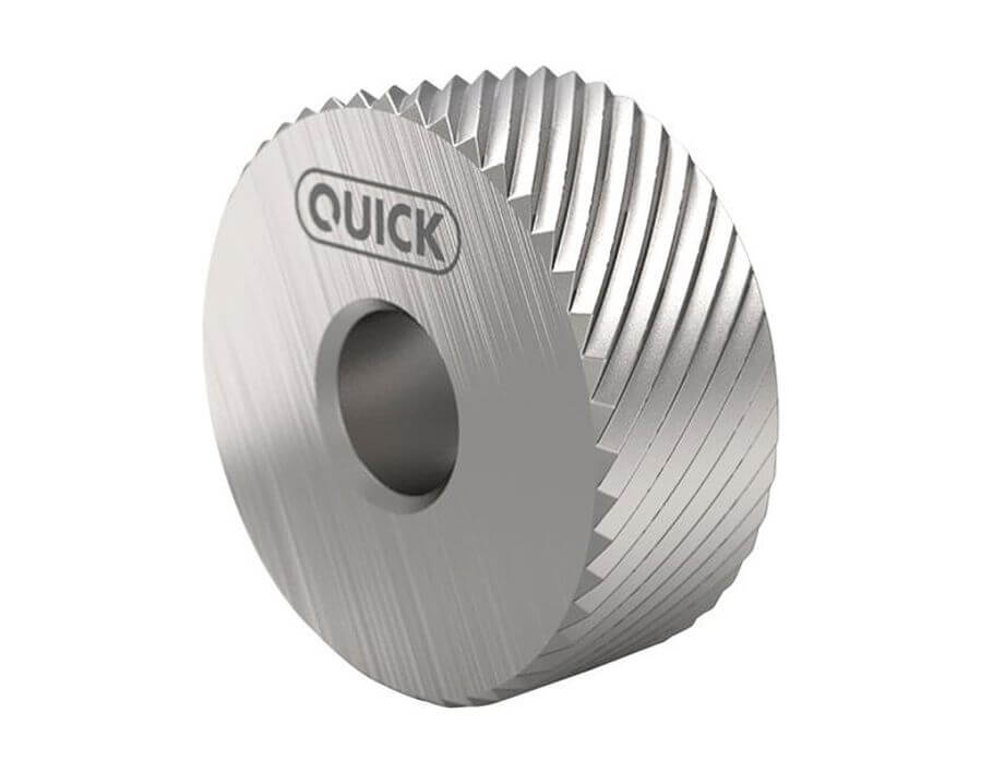 Rändelrad, Form BL Spirale links (45°)