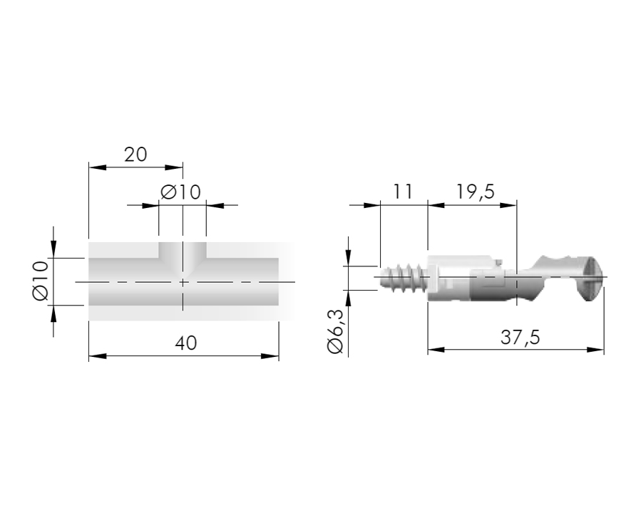 Giunzione a scomparsa Target J10 