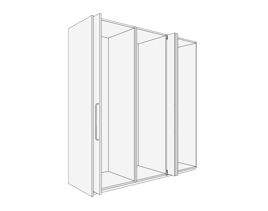 Guarnitura per 1 anta Hawa Concepta 40