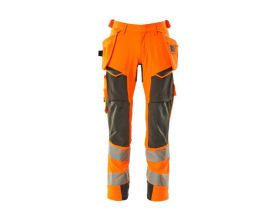 Pantaloni con tasche esterne ACCELERATE SAFE hi-vis arancio/antracite scuro