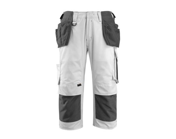 ¾ Pantaloni con tasche esterne UNIQUE bianco/antracite scuro