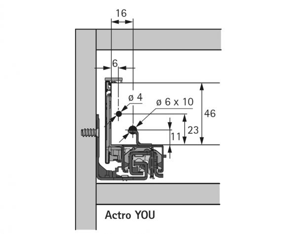 AvanTech YOU antracite - altezza 77 mm