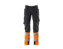 Pantaloni con tasche sulle cosce ACCELERATE SAFE blu navy scuro/hi-vis arancio