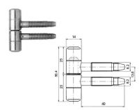 Cerniera standard 20-14-000