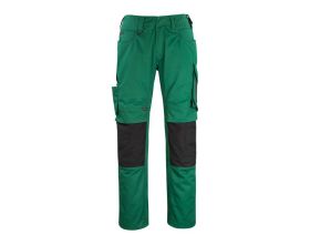 Pantaloni con tasche porta-ginocchiere UNIQUE verde/nero