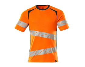Maglietta ACCELERATE SAFE hi-vis arancio/petrolio scuro