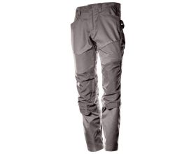 Pantaloni con tasche porta-ginocchiere CUSTOMIZED grigio pietra