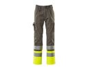 Pantaloni con tasche porta-ginocchiere SAFE COMPETE antracite/hi-vis giallo