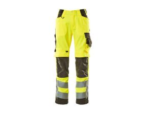 Pantaloni con tasche porta-ginocchiere SAFE SUPREME hi-vis giallo/antracite scuro