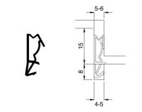 Guarnizione per porte d'ingresso S6515a