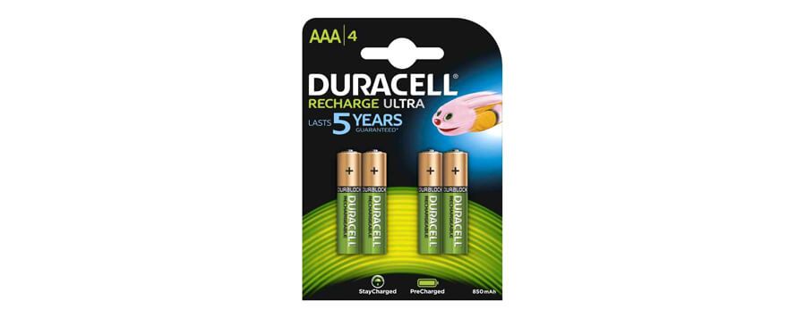 Batterie ricaricabili Ultra Ministilo AAA