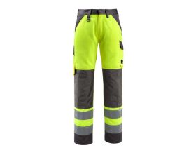 Pantaloni con tasche porta-ginocchiere SAFE LIGHT hi-vis giallo/antracite scuro