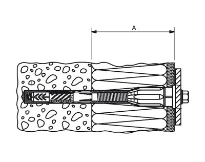 Sistema di fissaggio termicamente isolato per carichi distanziati Thermax Junior  