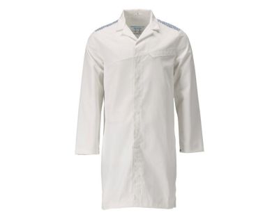 Camice lungo FOOD & CARE bianco/azzurro