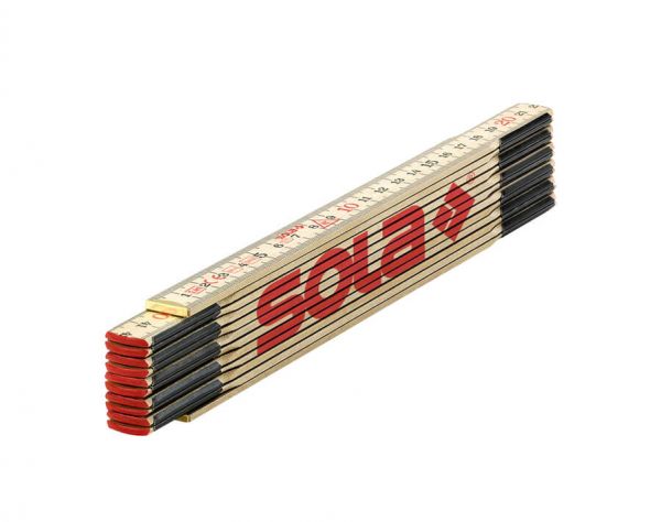 Doppiometro in legno 