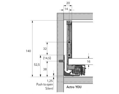 AvanTech YOU antracite - altezza 139 mm