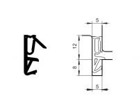 Guarnizione per porte d'ingresso complanari DS6922a 