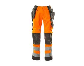 Pantaloni con tasche esterne SAFE SUPREME hi-vis arancio/antracite scuro