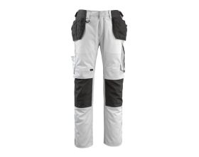 Pantaloni con tasche esterne UNIQUE bianco/antracite scuro