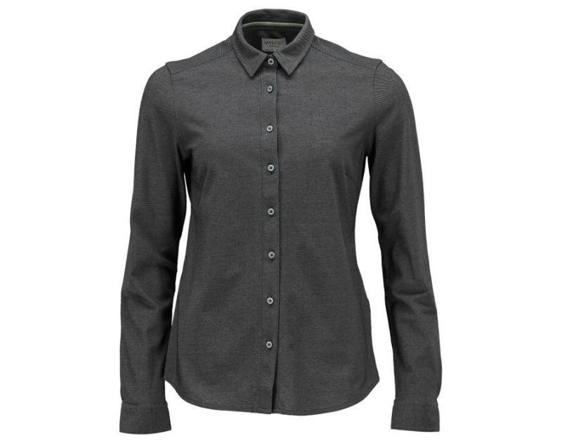Camicia FRONTLINE antracite scuro/grigio chiaro melange