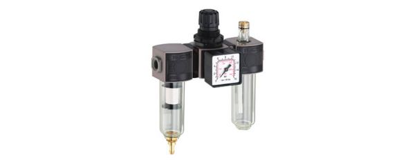 Gruppo filtro-regolatore e lubrificatore modulare E/23-SC/3 medium 
