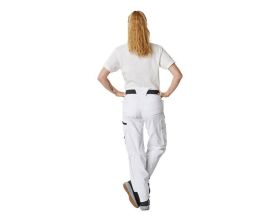Pantaloni con tasche porta-ginocchiere ADVANCED bianco