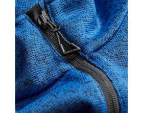 Maglione con chiusura lampo ACCELERATE azzurro/blu navy scuro