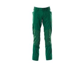 Pantaloni con tasche porta-ginocchiere ACCELERATE verde
