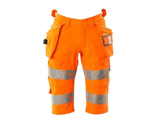 Bermuda con tasche esterne ACCELERATE SAFE hi-vis arancio