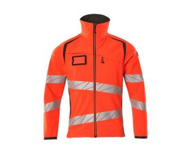 Giacca Softshell ACCELERATE SAFE hi-vis rosso/antracite scuro