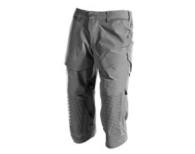 ¾ Lunghezza Pantaloni con tasche porta-ginocchiere CUSTOMIZED grigio pietra