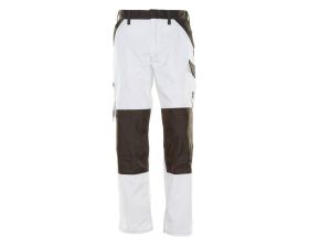 Pantaloni con tasche porta-ginocchiere LIGHT bianco/antracite scuro