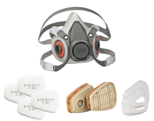 Kit semimaschera e filtri 6212 M