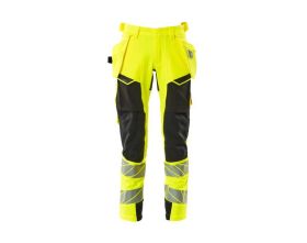 Pantaloni con tasche esterne ACCELERATE SAFE hi-vis giallo/nero