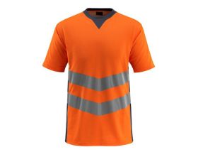 Maglietta SAFE SUPREME hi-vis arancio/blu navy scuro