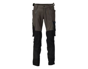 Pantaloni con tasche porta-ginocchiere ADVANCED antracite scuro/nero