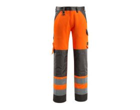 Pantaloni con tasche porta-ginocchiere SAFE LIGHT hi-vis arancio/antracite scuro