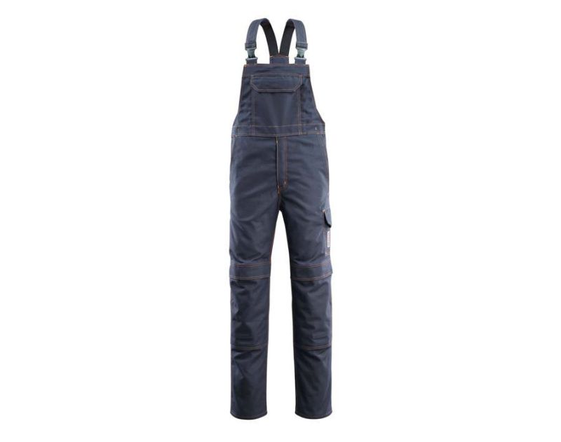 Salopette con tasche porta-ginocchiere MULTISAFE blu navy scuro