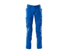 Pantaloni con tasche porta-ginocchiere ACCELERATE azzurro